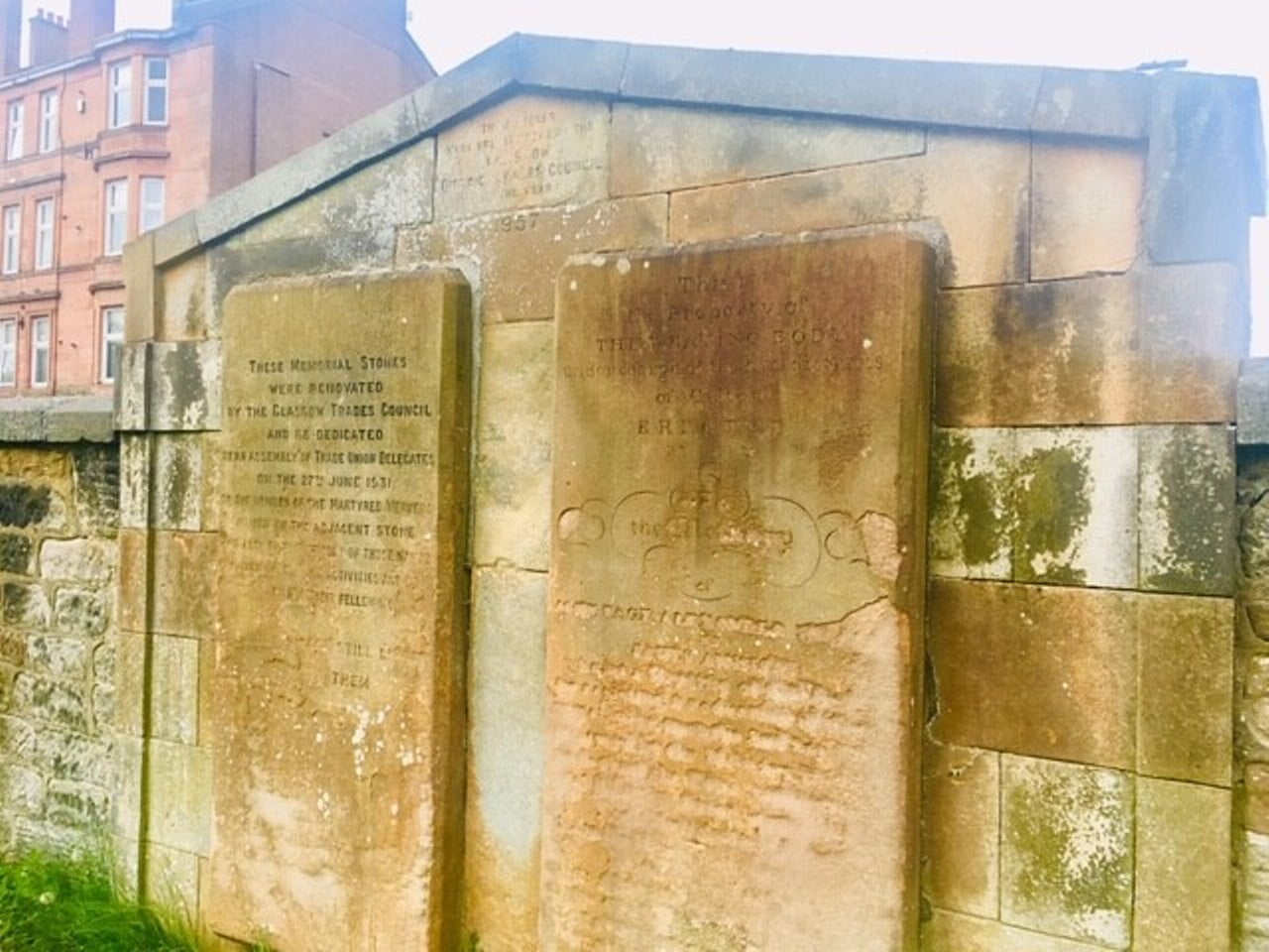 11. Calton Weavers Martyrs plaques