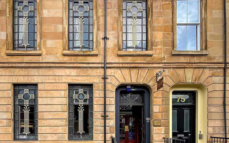 Front Façade of the the Former Glasgow Musicians Society.