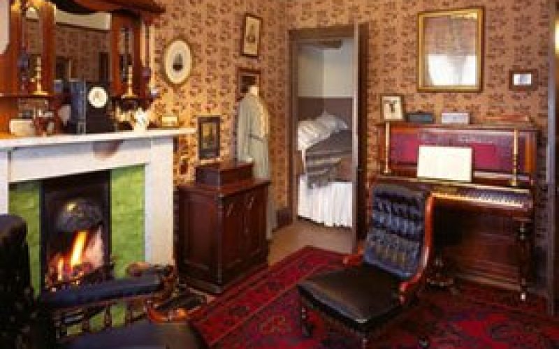The parlor at the Tenement House
