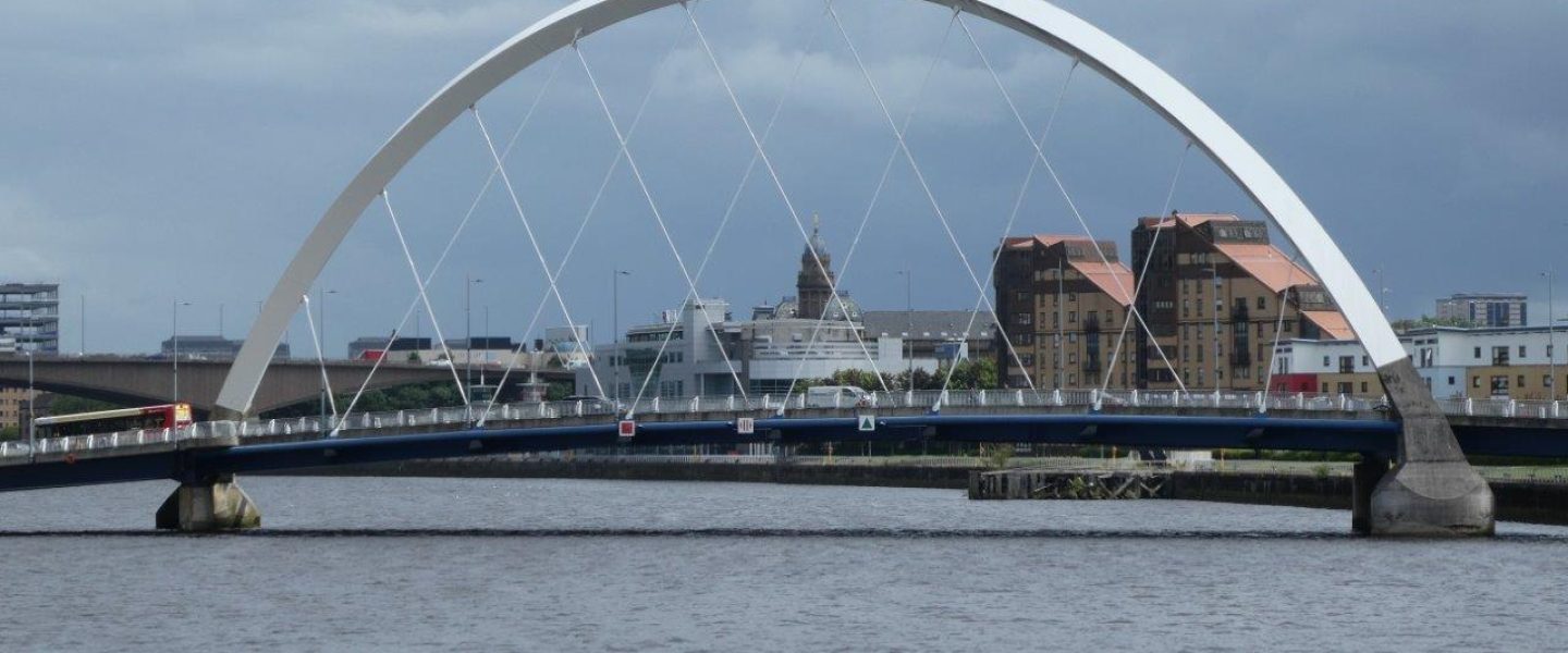 Clyde Arc cloudy sky