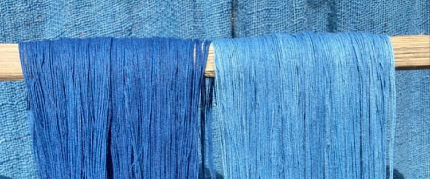 FEELING BLUE : FIBRE AND DYE FROM THE INDIGO PLOT, AN EXHIBITION ABOUT SUSTAINABLE TEXTILE (14-15 September)